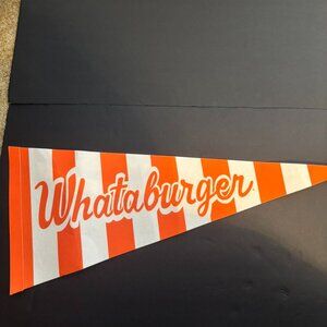 Whataburger Orange & White Striped Logo Pendant – Official, Room Décor Novelty